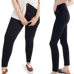 Madewell  9" High-rise Skinny Jeans in Lunar Wash black TENCEL Denim Edition 36P